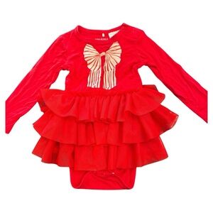 Posh Peanut Holiday Dress 6-12 months
